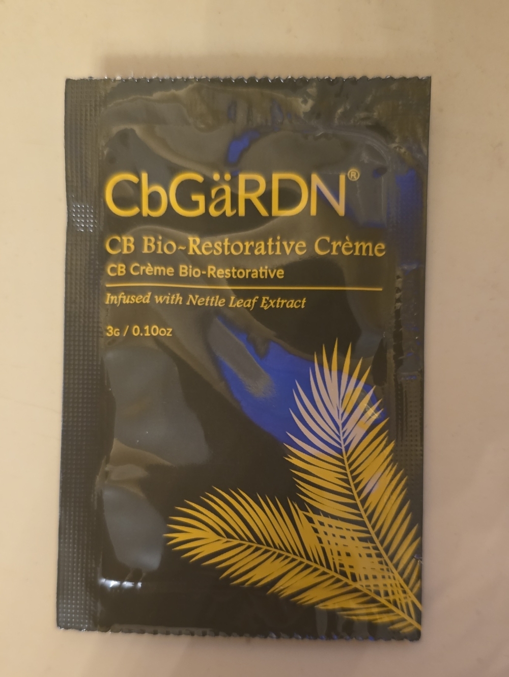 CbGäRDN CB Bio-Restorative Crème - Black & Gold Sachet